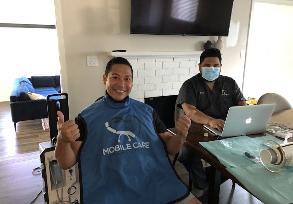 A happy patient after treatment